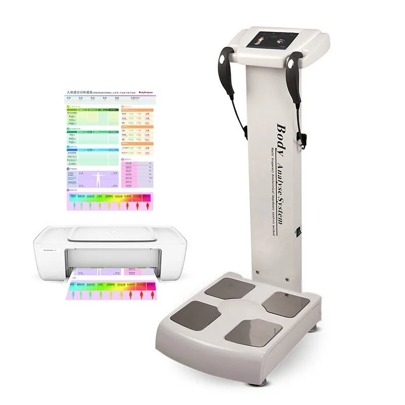 

BRVND NEW Human-Body Composition Analyzer - BMI Body Fat Meter, Body Element Analyzer + Printer