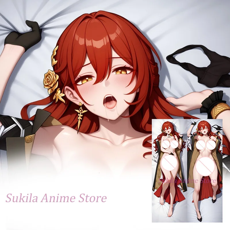 

Dakimakura Himeko Honkai Star Rail Аниме наволочка для тела двусторонняя наволочка с принтом в натуральную величину