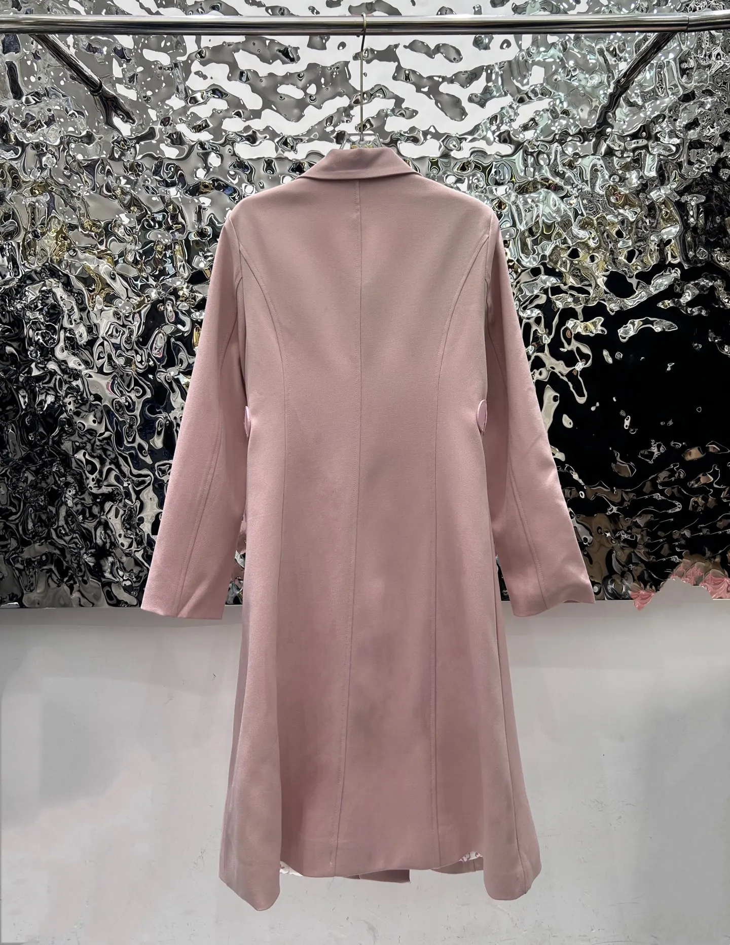 

Winter 2025 New Fashion Versatile Interior Print Lapel Button Long Suit Jacket