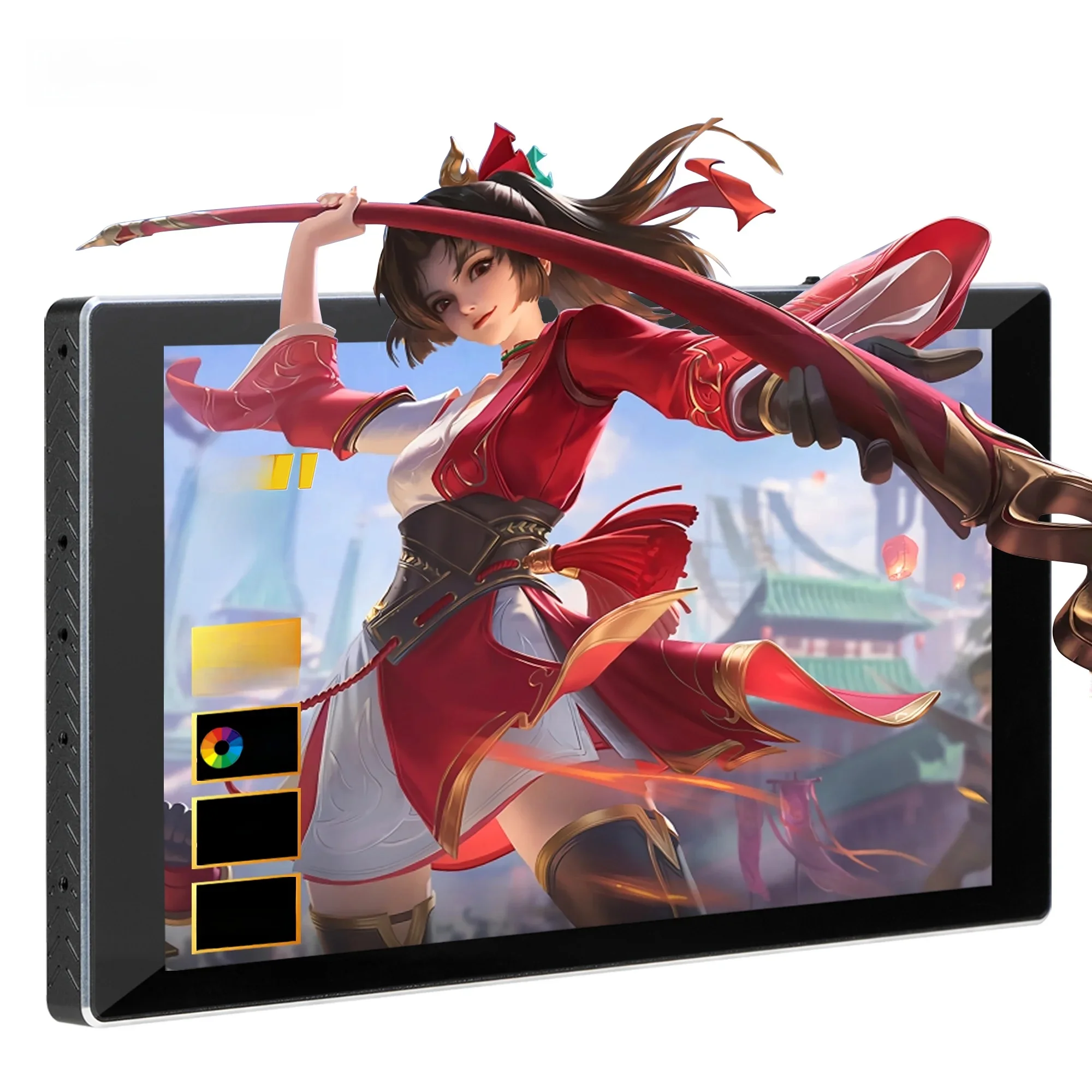 Wisecoco 7-calowy przenośny monitor dotykowy 1920x1080 FHD HDMI Type C do laptopa, komputera, Raspberry Pi, XBox, Switch — zdjęcie produktu 7