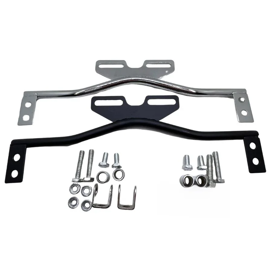 Support universel de phare antibrouillard pour motos, clignotant, support de barre auxiliaire pour Harley Honda Suzuki Yamaha