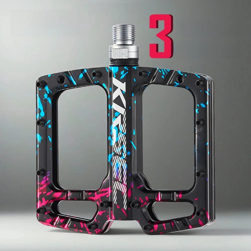 AliExpress KRSEC Bike Pedals 9/16 Inch Mountain Bike Pedal Premium Road Bike Pedals Wide Paltform and Lightweight Aluminum Bicycle Pedals