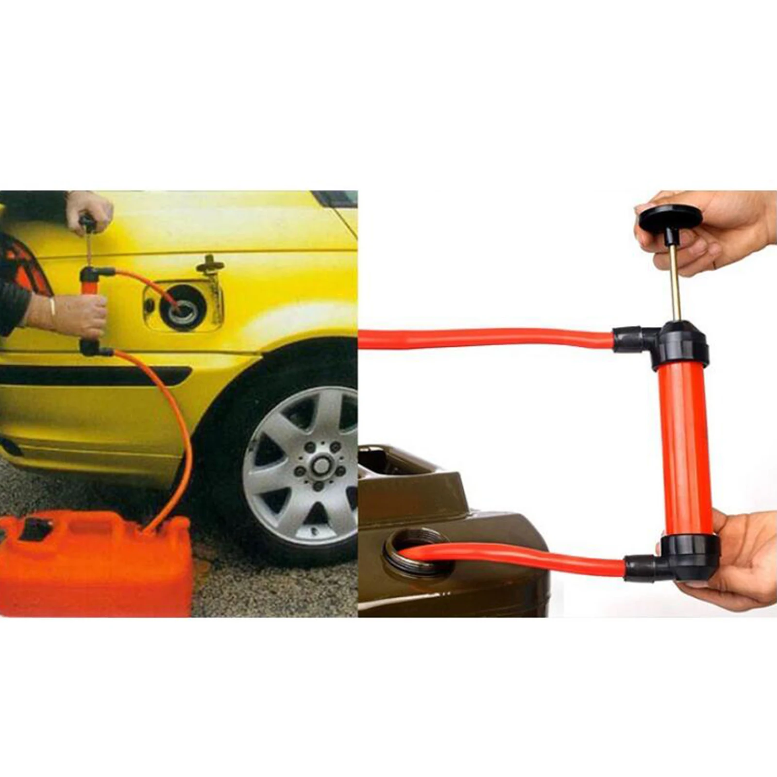 Kit pompa a sifone manuale Estrattore carburante 200cc Strumento di aspirazione Pompaggio olio Trasferimento gas liquido Ventosa Trasferimento carburante Kit pompa di gonfiaggio