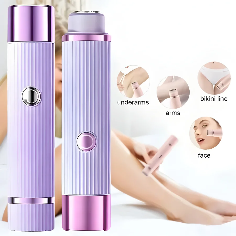 Portable Electric Female Depilator Shaver Apparatus