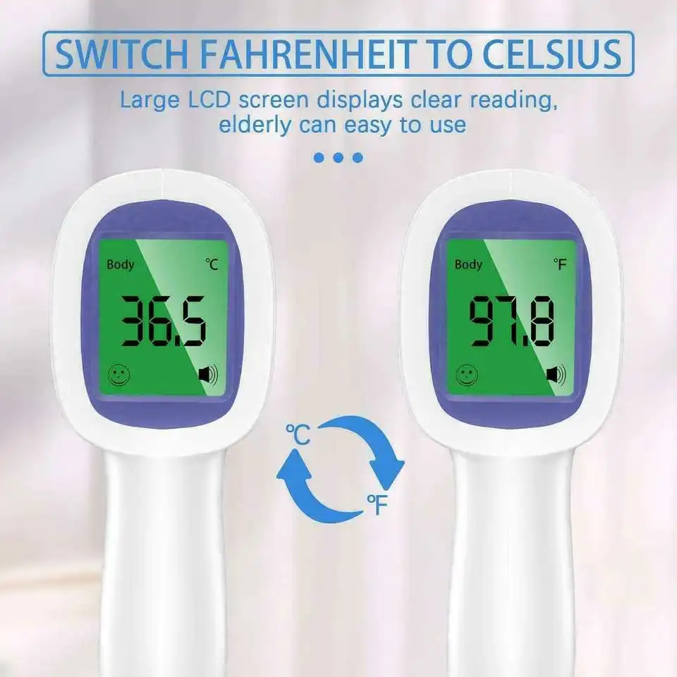 MAMIJOY Baby Thermometer Non Contact Infrared Medical Forehead Thermometer Body Temperature Fever Measure Tool For Adults