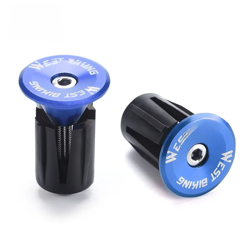 AliExpress West Biking WEST BIKING Colorful Handlebar End Plugs With Tools Alunimum Alloy Road Bike MTB Handle Bar End Cap