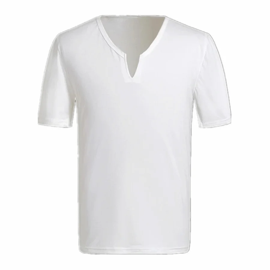 Costume Classic Billie V-Neck Cotton 100% White T-shirt Tees Underwear