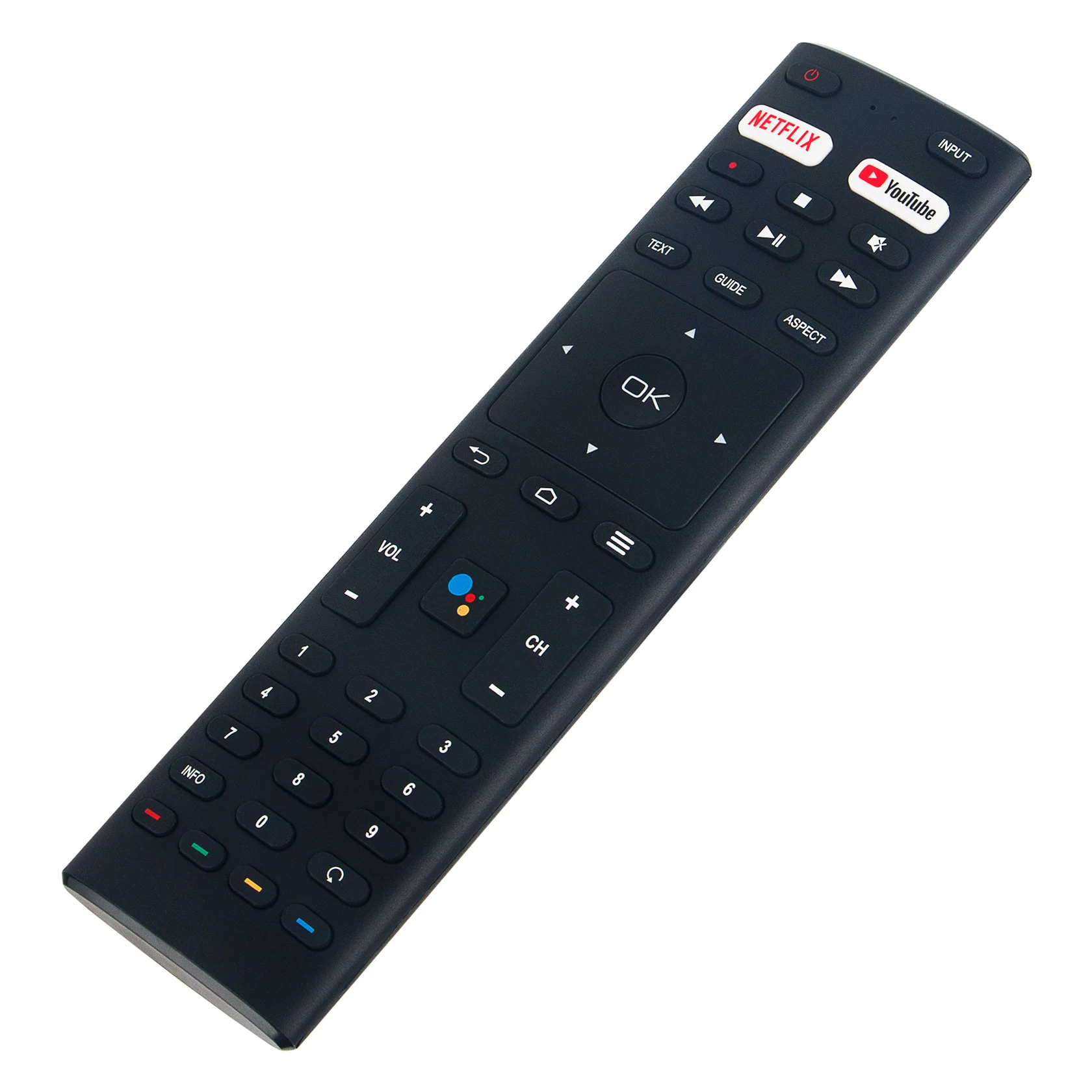 New Voice Replaced Remote Control Fit For Konka Android TV and BLAUPUNKT and JVC and Dyon HYUNDAI Smart  TV