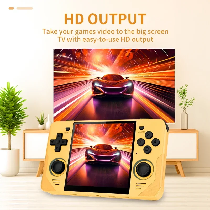 NEW RGB30 Retro Pocket 720*720 4 Inch Ips Screen Built-in WIFI RK3566 Open-Source Handheld Game Console Children's Gifts