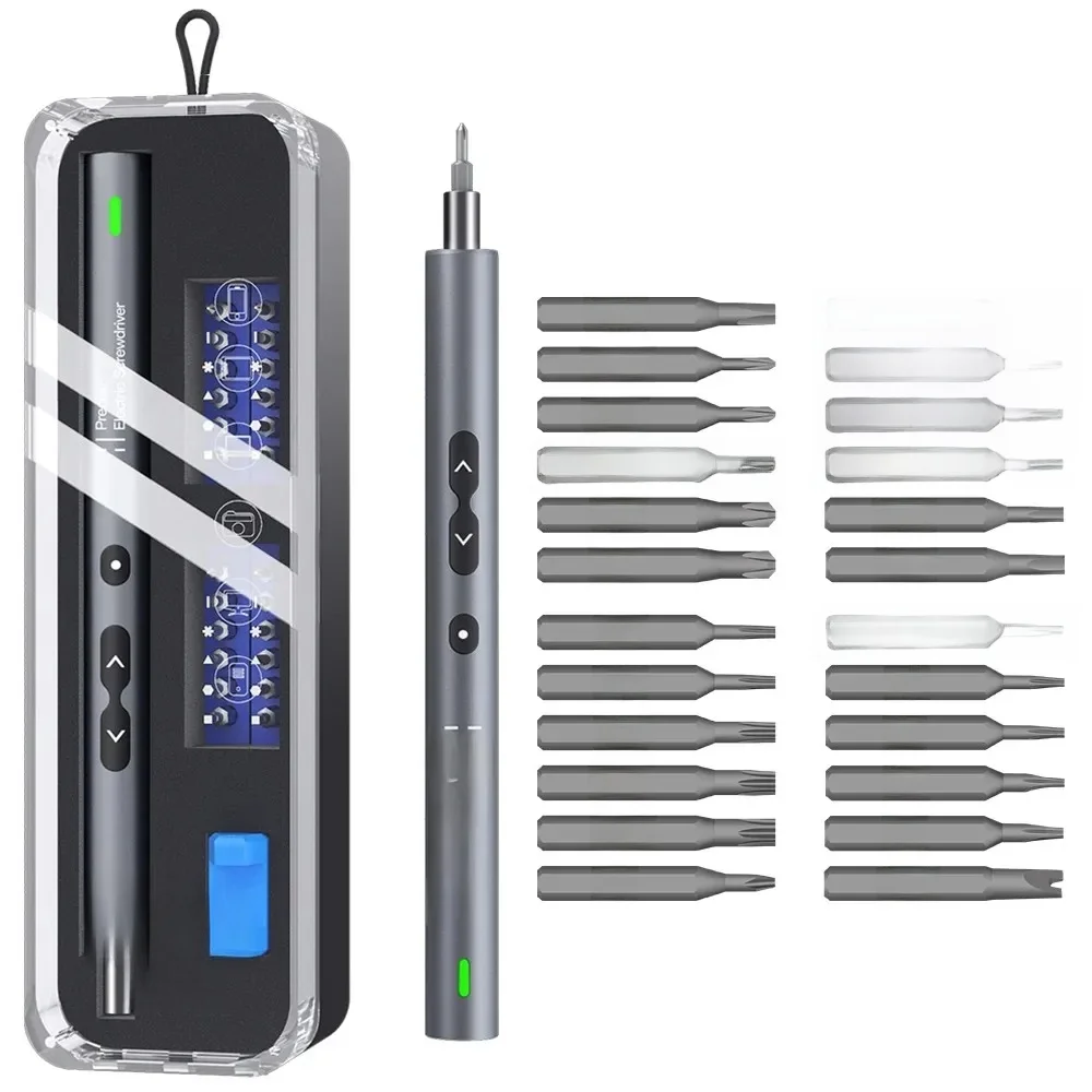 2023 New Upgraded Electrical Precision Screwdriver Set Type-C Rechargeable Pen Kit Wireless Cordless Bit for Xiaomi Phone Repair