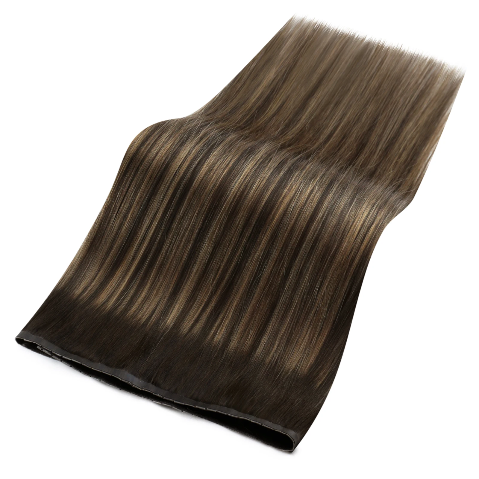 Moresoo Vlinder Inslag Hair Extensions Onzichtbare Pu Gat Inslag Extensions Handgebonden Voeg Volume Dubbelzijdig Genius Inslag Extensions