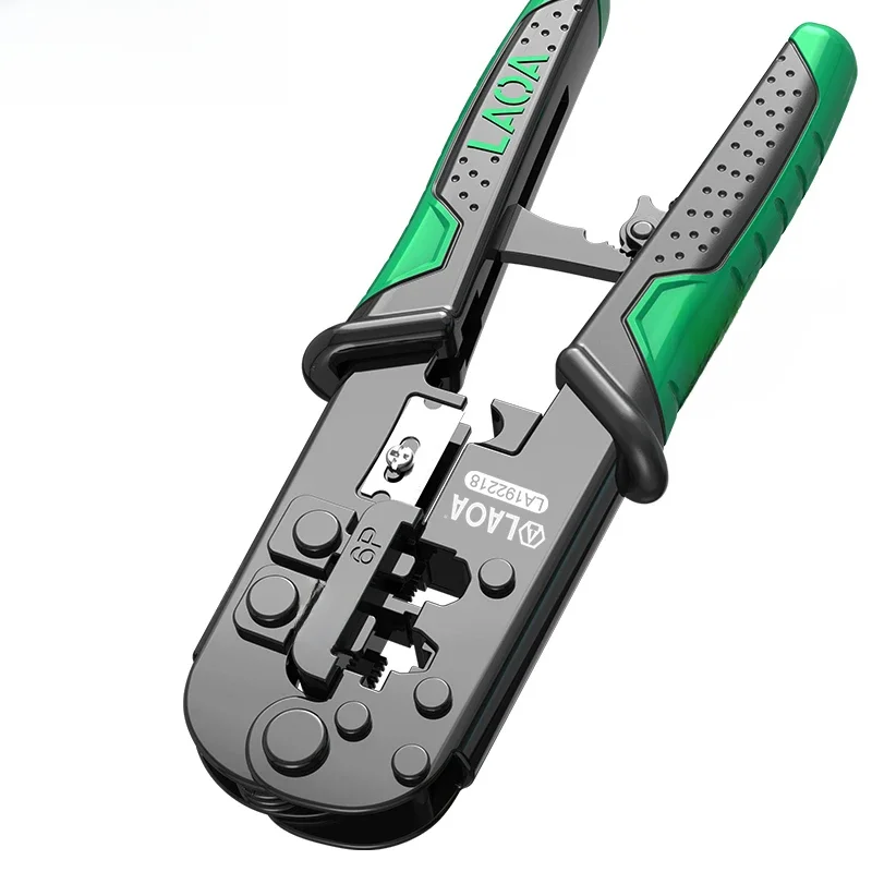 LAOA 6P/8P Network Pliers Ratchet Network Crimping Pliers Crystal Head Wire Pressing Pliers
