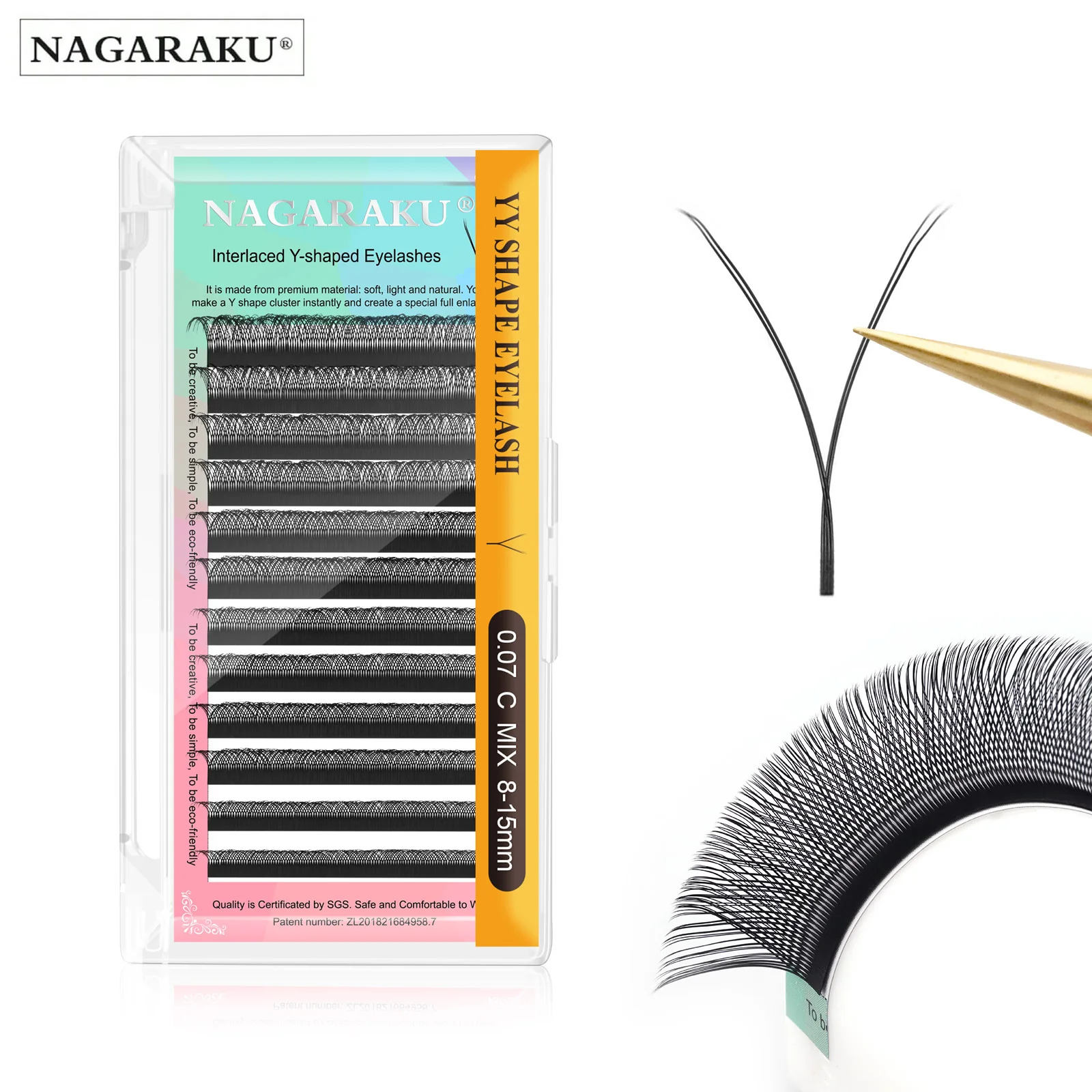 Shape YY Hand NAGARAKU Premium Eyelashes  Woven Extension