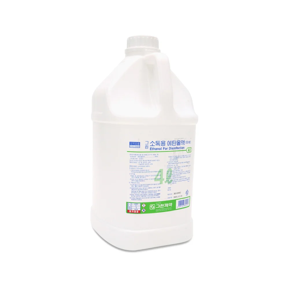 Green ethanol liquid 4L wound wound wound treatment disinfectagent for disinfection