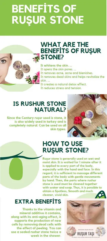 13 Pcs Ruhur Stone Peeling with Natural Minerals Against blemished skin, pimples, skin spots and discoloration.