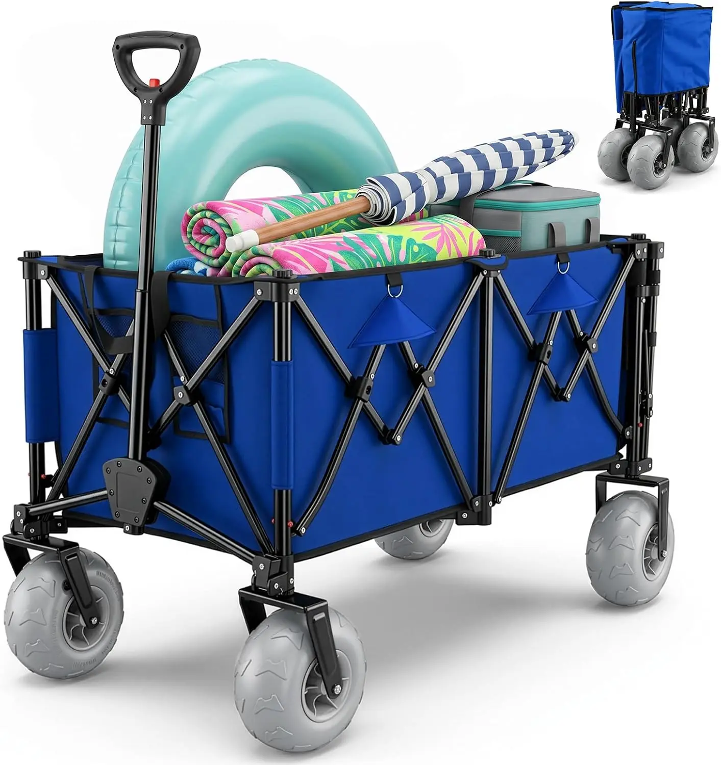 Heavy Duty Beach Wagon with 9