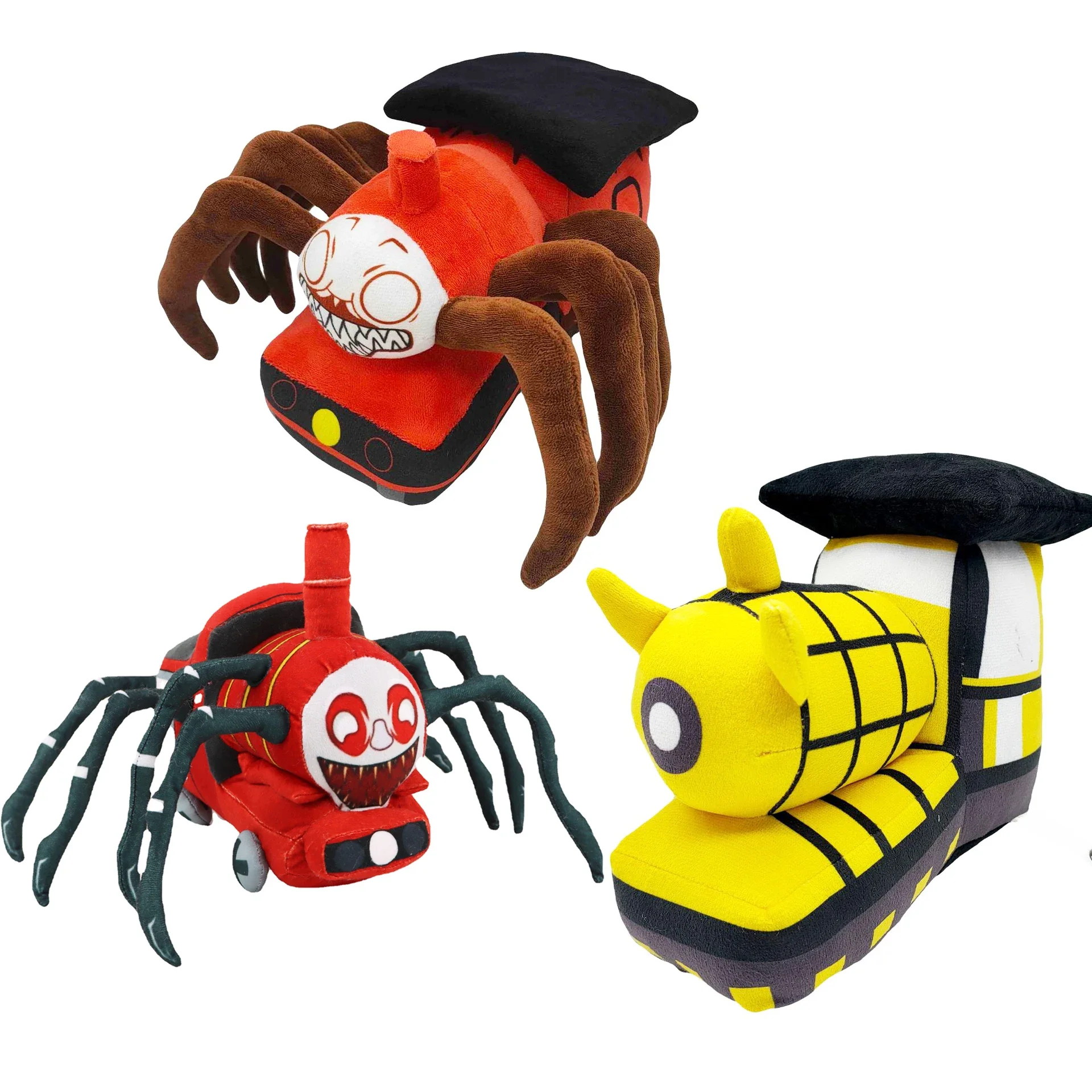 Choo-Choo Charles Plüsch Spielzeug Horror Spiel Charakter Gefüllte Puppe Scary Spinne Zug Weichen Modell Cartoon Plushie Für Kinder kinder