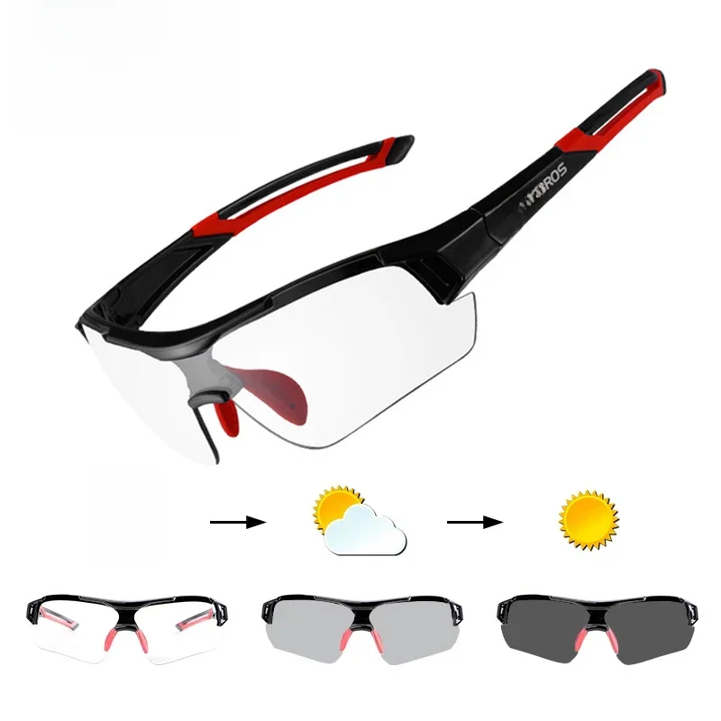 AliExpress ROCKBROS Photochromic Cycling Sunglasses Eyewear UV400 MTB Road Bicycle Myopia Goggles For Women Men Outdoor Sports Bike Glasses