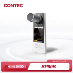 CONTEC – SP80B SP80B, spromètre numérique Bluetooth pour la respiration des poumons, vitalographe de Diagnostic, spiromètre, logiciel PC