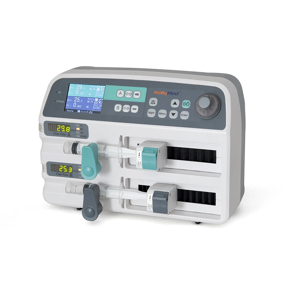 Dual Channel Syringe Pump KL-702 Two Channels Automatic Syringe Pump