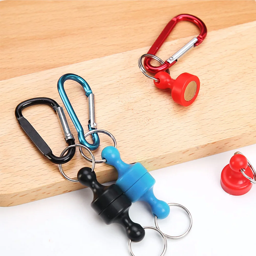 Super strong magnetic magnet ring tent TARP cloth fixed all-purpose neodium magnet ring car key mask hanger Hook Hanger Magnet Net Release Holder/Fridge Magnet Keychain Super Strong Magnetic Split Ring