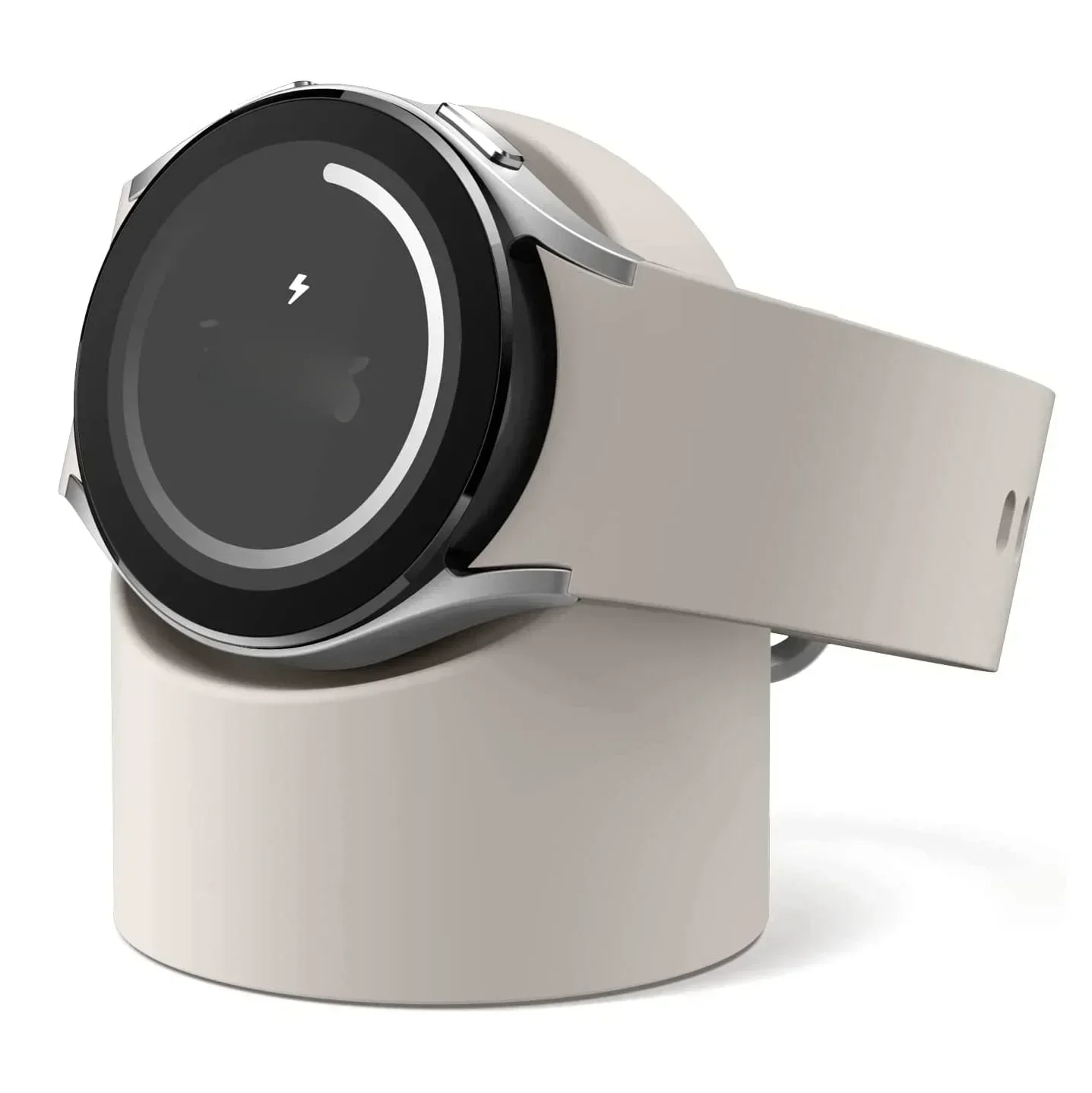 Kompatybilny z Samsung Galaxy Watch 7 Charger Stand 40 44 46mm Galaxy Watch 3 4 5Pro 6 Charge silicone Stand 45 Charging baser — zdjęcie 2