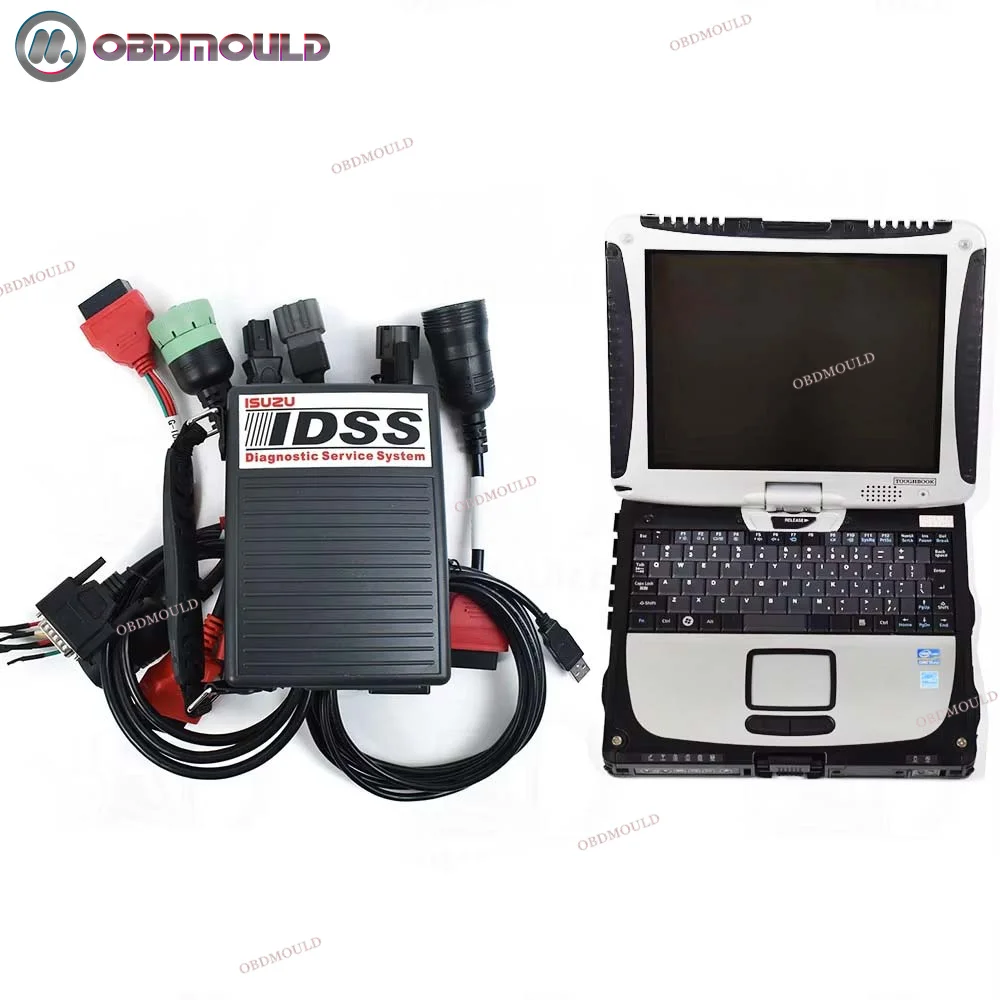 FOR ISUZU IDSS DIAGNOSTIC KIT FOR ISUZU G-IDSS E-IDSS FOR ISUZU TRUCK EXCAVATOR DIAGNOSTIC KIT WITH CF19 LAPTOP