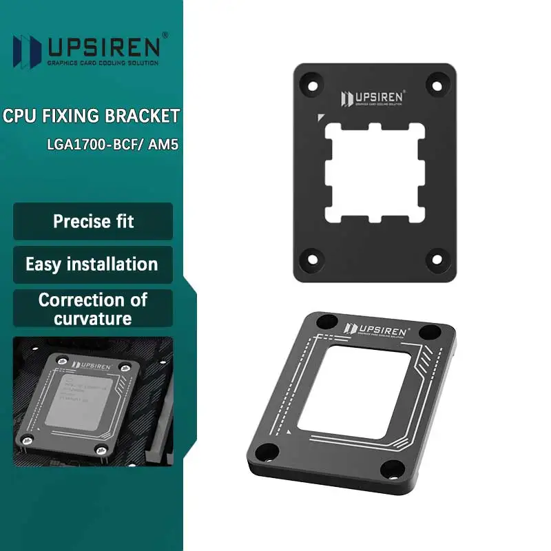 

UPSIREN LGA1700-BCF/ AM5 BLACK CPU bend correction fixed buckle anti-bending bracket pressure plate CPU Cooler Full Fit Fixer