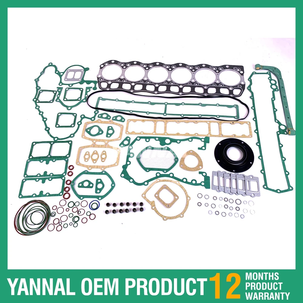 For Mitsubishi Engine 6D16 7.5 LTR Fuso Truck Full Gasket Kit ME999904 ME996291 ME994781