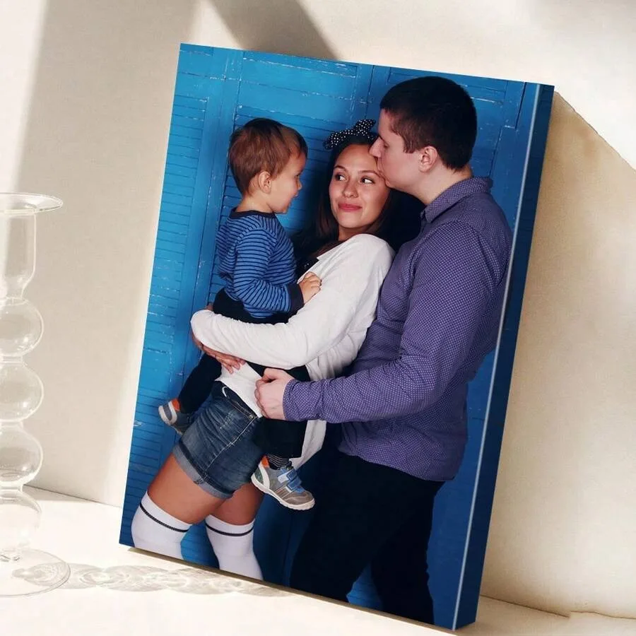 Custom Printed Canvas Paintings Based on Your Photos, Choose Framed or Canvas, Wedding, Birthday, Poster, Wall Art Decoration