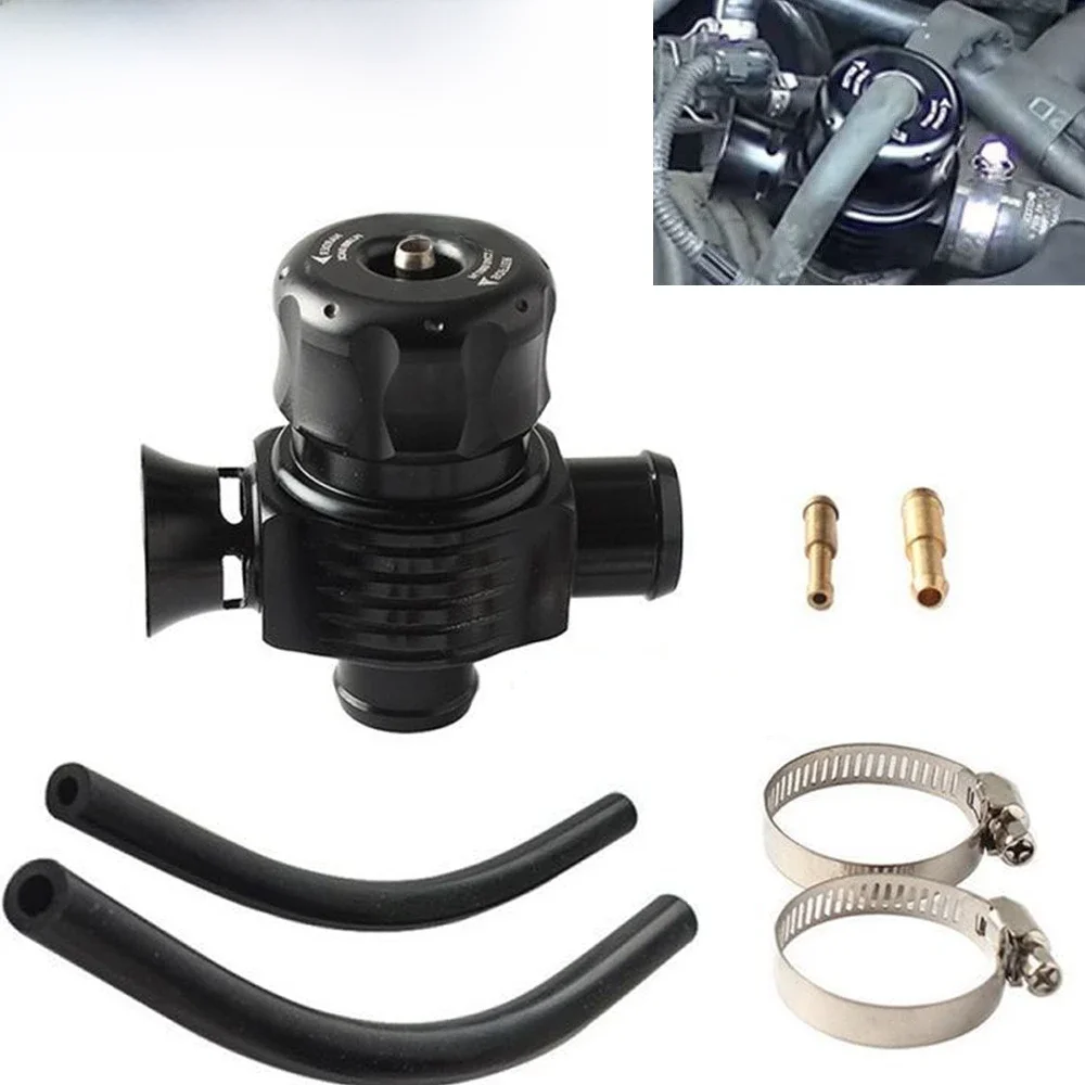 Uniwersalny zawór upustowy Turbo Diverter Dump Blow Off Valve Dual Port z klaksonem do VW MK4 Golf Polo GTI 1.8T Saab Turbo BOV-1001B — zdjęcie 2