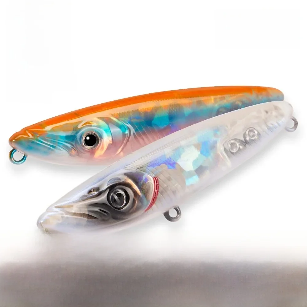 D1 – appât flottant pour la pêche en Surface, crayon pour promener le chien, idéal pour le bar ou la truite, 70/140mm