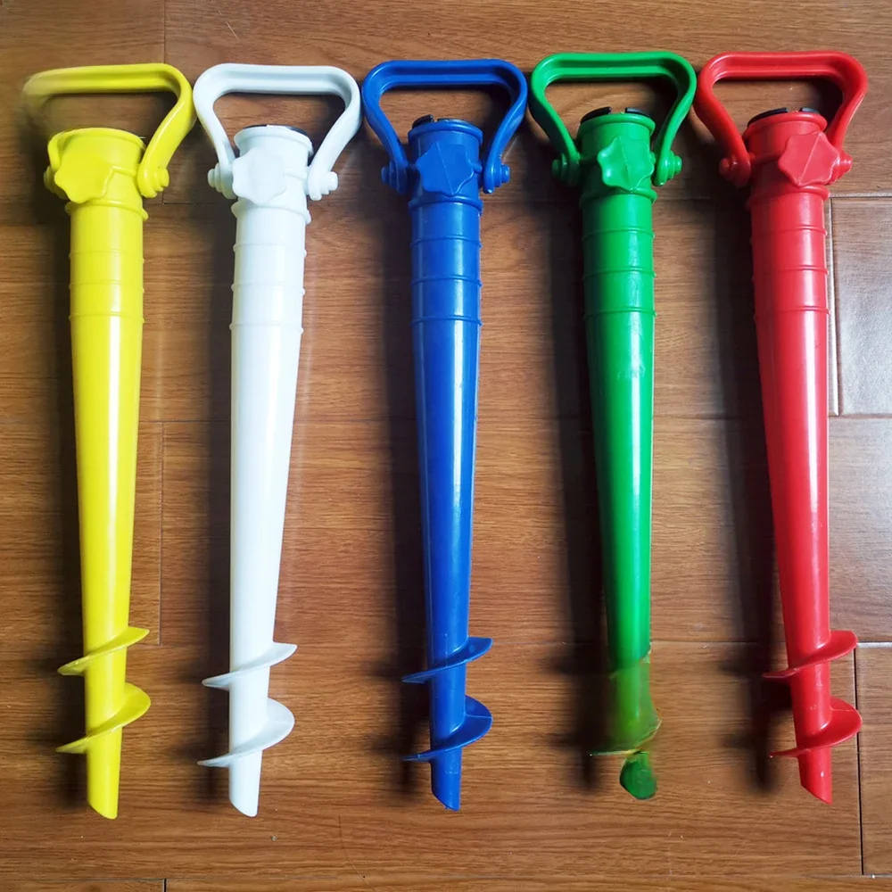 Freien Regenschirm Basis Einstellbare Kunststoff Sonne Strand Terrasse Regenschirm Sand Stretch Stand Halter Anchor Ständer Spike Auger Halten Werkzeuge