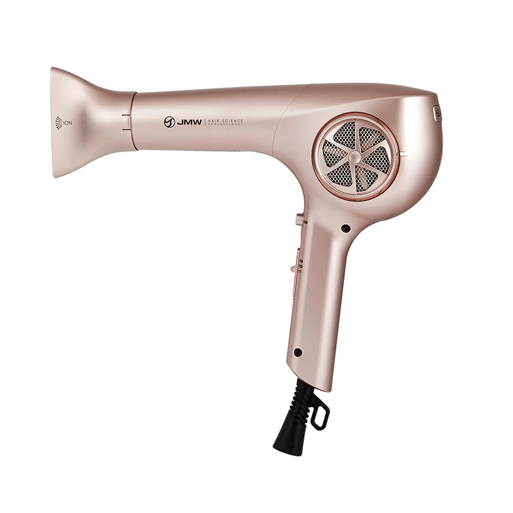 JMW comfortable grip pink rose BLDC air motor hair dryer M5201A