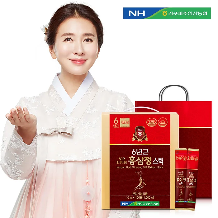 Gimpo Papa Ginseng Agricultural Cooperative 6 years old VIP red ginseng regular stick (100 artillery) [A0526]