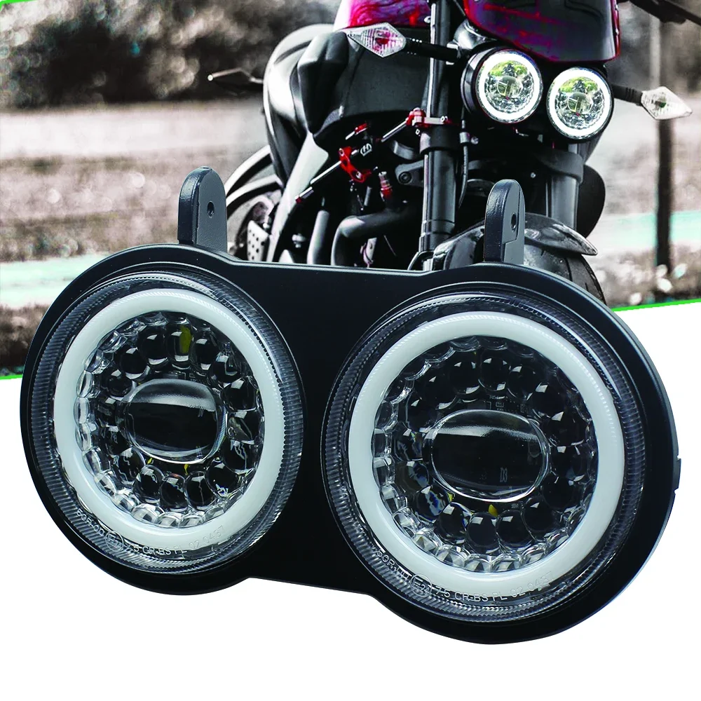 Motorfiets Dual Light LED-koplamp voor Buell XB Model 2003-2010 - afbeelding 2