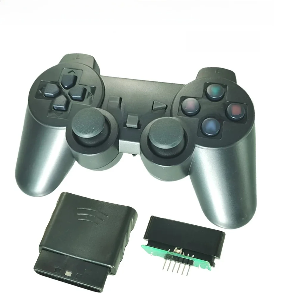 Arduino 2.4G sans fil PS2 contrôleur manette de jeu avec récepteur double moteur de choc STM32 bras de Robot Mecanum roue Robot voiture Kit