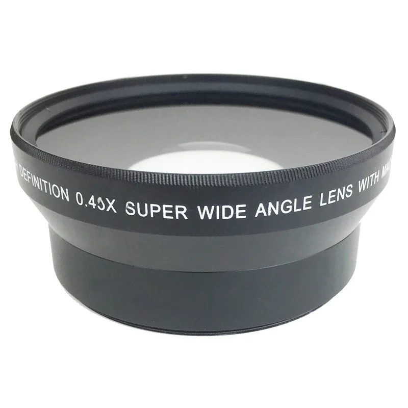 Profesjonalny obiektyw szerokokątny 0,45x z obiektywem makro do aparatu Canon Nikon Sony Fujifilm 43 46 49mm 52mm 55mm 58mm 62mm 67mm — zdjęcie produktu 7