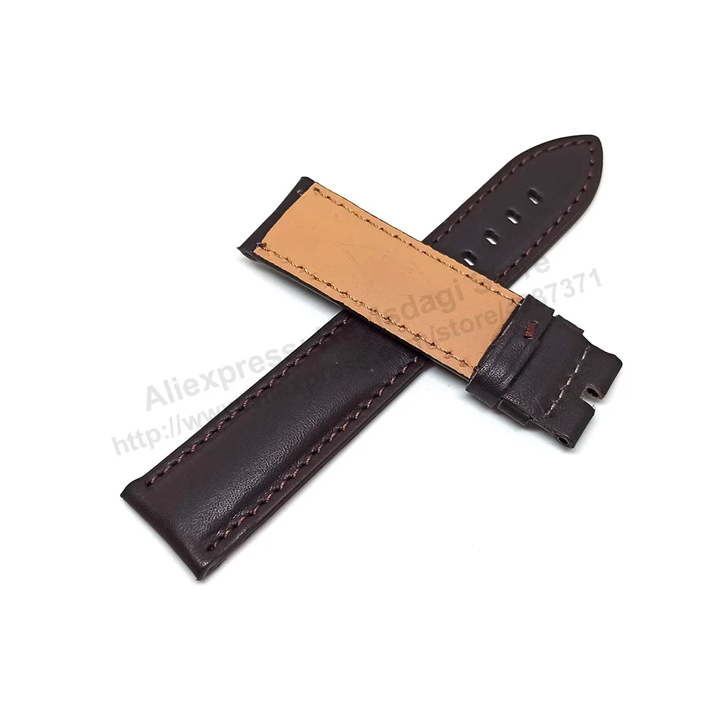 22mm Dark Brown Genuine Leather Watch Fits with Fossil FS5901 , FTW4003 , FTW2119 , FTW10012 , BQ2363 , BQ2432 , BQ2650 Fennmore image 4