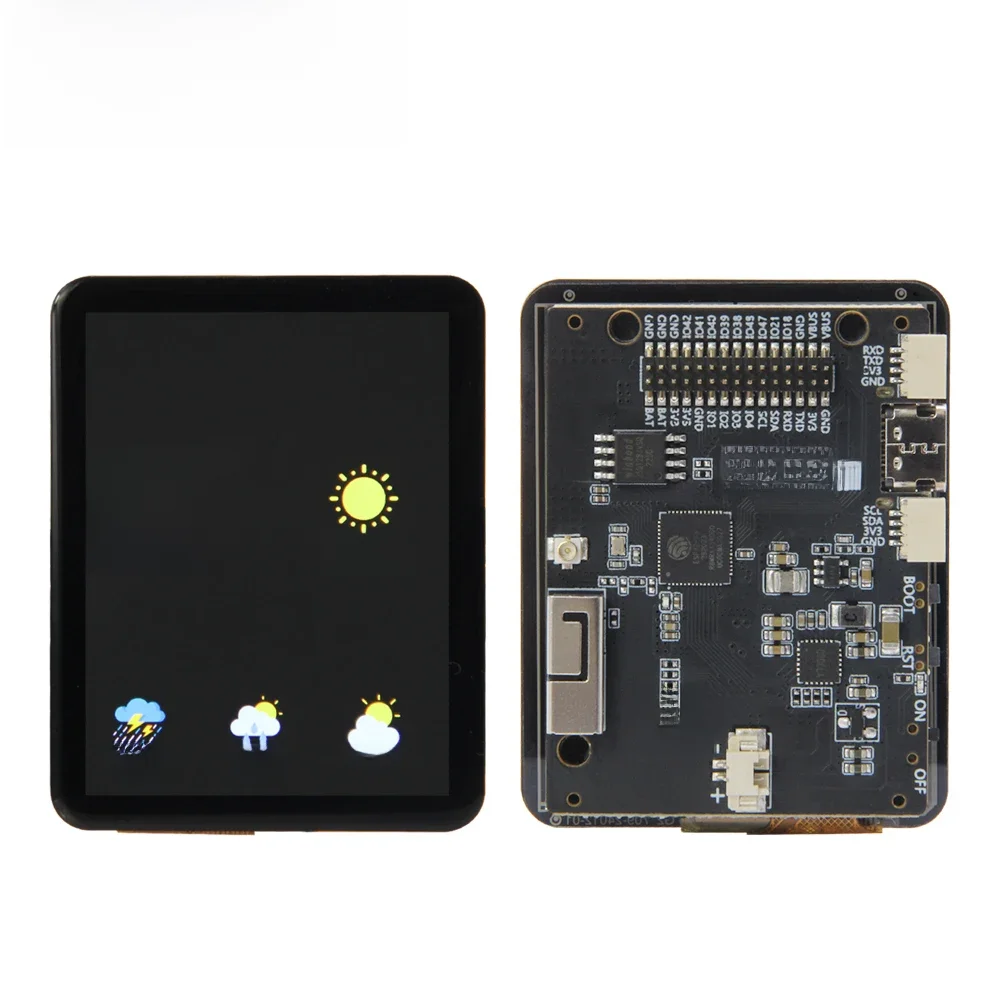 LILYGO® T4-S3 ESP32-S3 2. 41-calowa płyta rozwojowa ekran dotykowy z ekranem RGB dwurdzeniowy mikroprocesor LX7 WIFI Bluetooth — zdjęcie 2