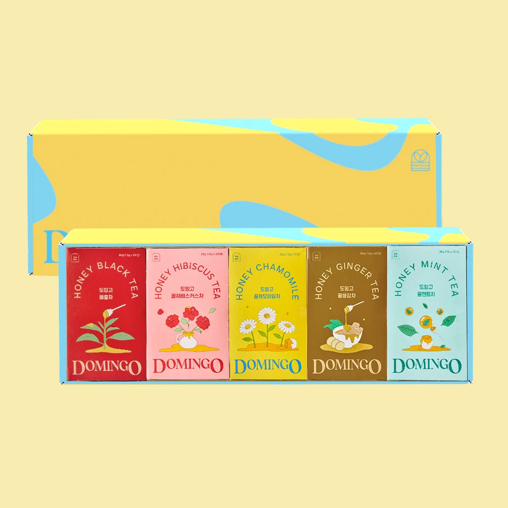 [Gift Set] Domingo lovely package (20 tea bags 5 kinds)