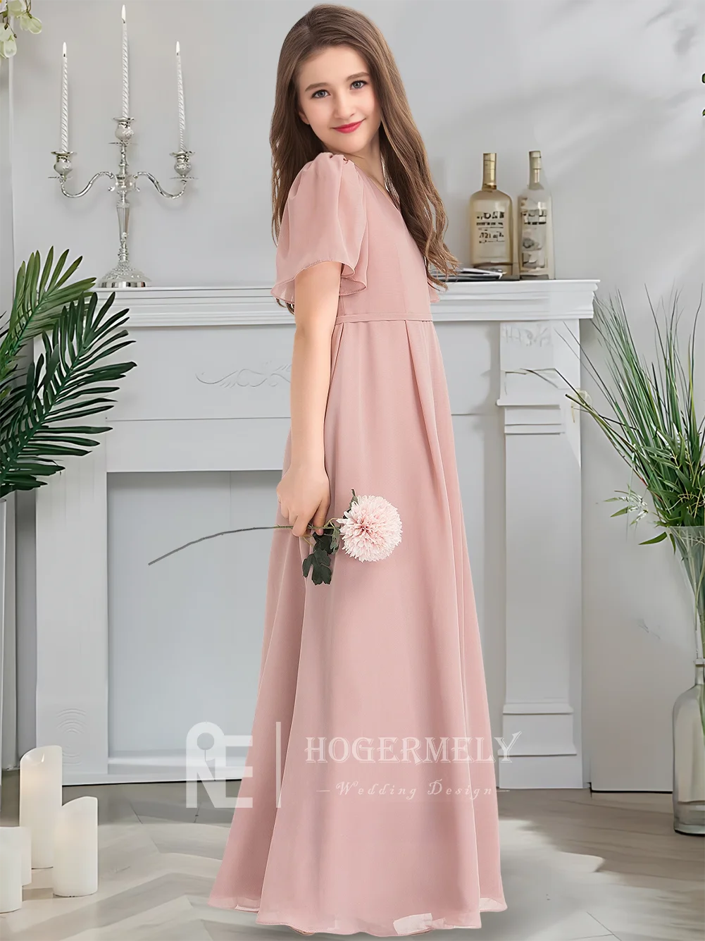 une-robe-de-demoiselle-d'honneur-junior-luxueuse-a-col-en-v-robe-de-demoiselle-d'honneur-antique-malve-longueur-au-sol-en-mousseline-de-soie-avec-nœud-en-cascade-fete-de-mariage