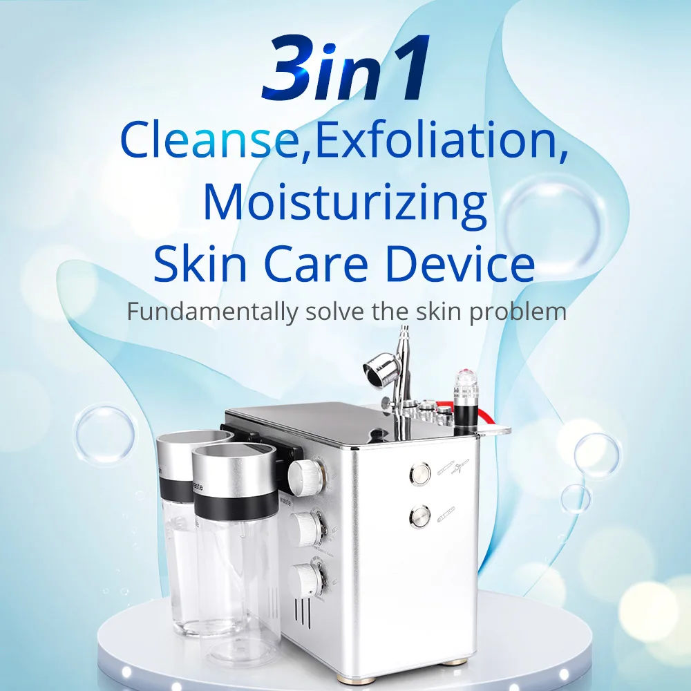 

Peeling 3 in 1 Hydrodermabrasion Diamond Blackhead Removal Hydro Machine Facial for Skin Rejuvenation