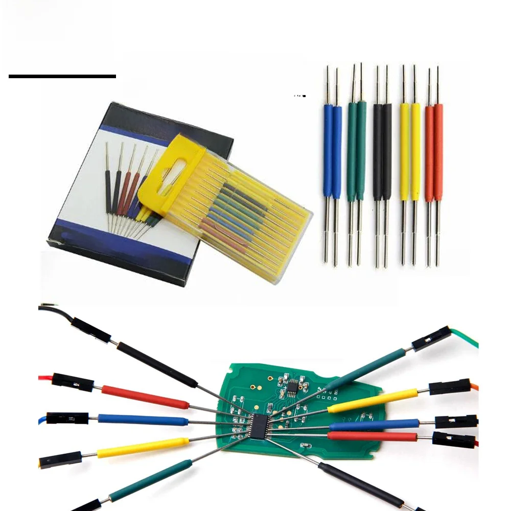 10szt Zacisk testowy chipów uniwersalny zacisk testowy IC BIOS Analizator stanów logicznych SOP SOIC SOP8 SMD hak pinowy Gniazdo Programator klipów spalania online — zdjęcie 2