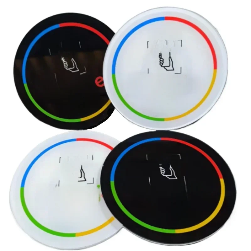 13,56 MHz programmierbare Google Round Review Card NFC Round Card NFC Google Review Display Runder Patchkarten-Markenhalter