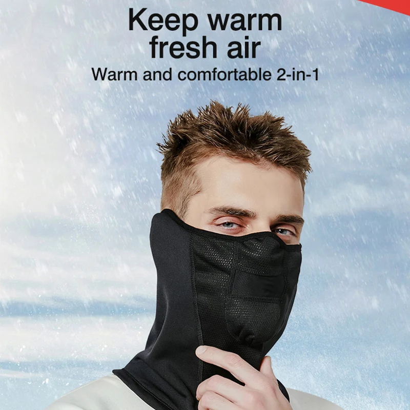 Riding Warm Face Mask Windproof Coldproof Neckband Outdoor Skiing Neck Cover Ear Protection Head Cover Face Mask Motorcycle Mask