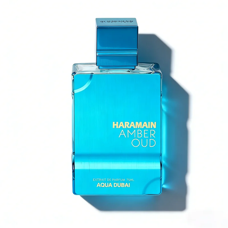 

Парфюм Haramain Amber Oud Aqua Dubai с ароматом бергамота, амбры и мускуса, для повседневного и праздничного использования, стойкий аромат для мужчин и женщин.
