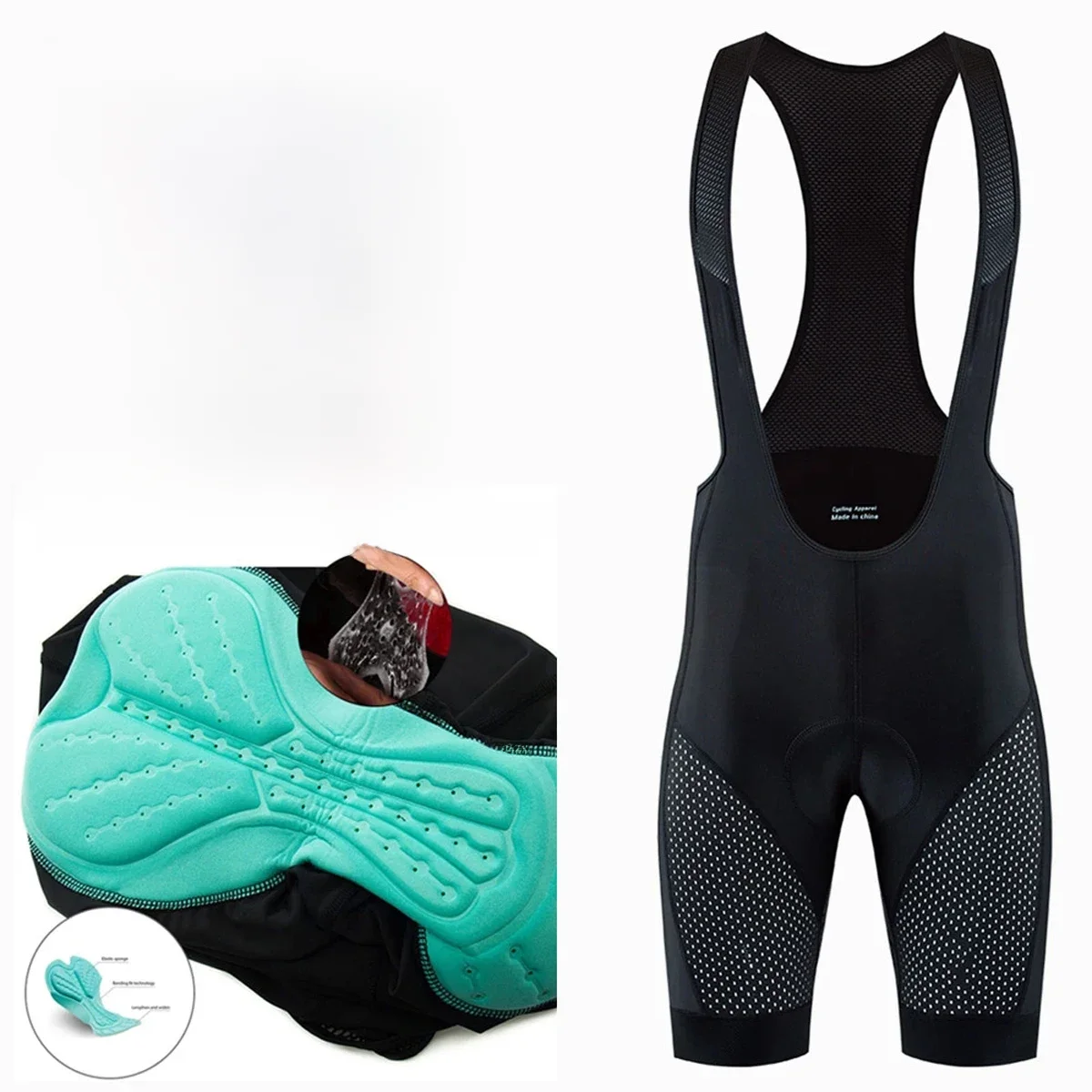 AliExpress NONE Fualrny Cycling Bibs Shorts Mountain Bike Breathable Men's Gel Padded Bike Tights Triathlon Pro Licra Bicycle Shorts Under Wear