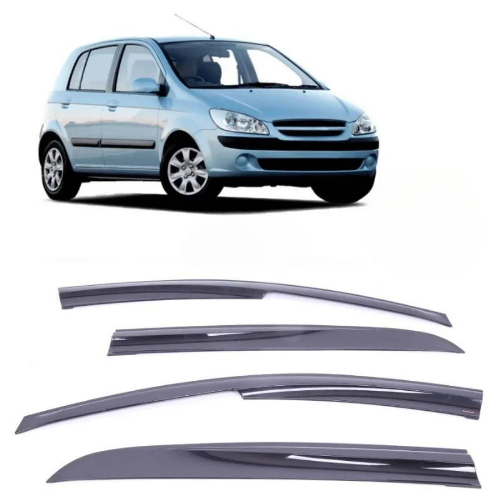 Car window accessories for Hyundai Getz 2002-2011 Sport Style window deflector rain cover visor awnings Exterior Accessory