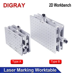 DIGRAY XY Table 2 Axis Mobile Portable Cabinet Table for Laser Marking and Engraving Machine 300X220mm/210X150mm